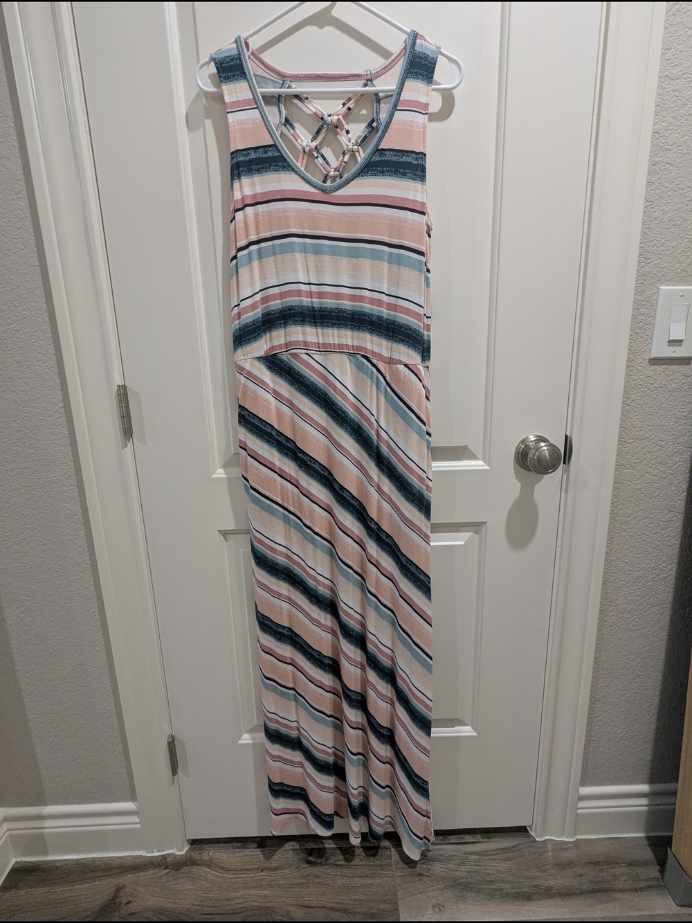Maurices Striped  Maxi Dress